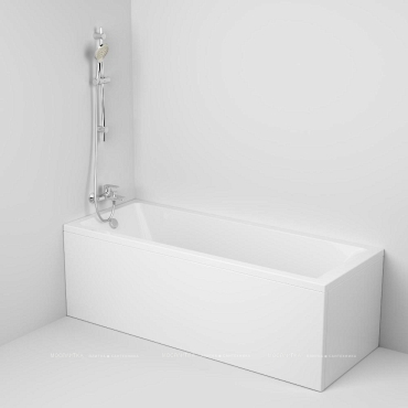 Акриловая ванна 180х70 см Am.Pm Gem W93A-180-070W-A белая - 2 изображение