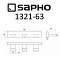 Крючок Sapho Olymp 1321-63 хром - 4 изображение