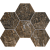 Керамогранит Estima Мозаика BR04 Hexagon 25x28,5 непол.