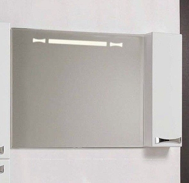 Зеркальный шкаф Aquaton Диор 100 белый - 2 изображение