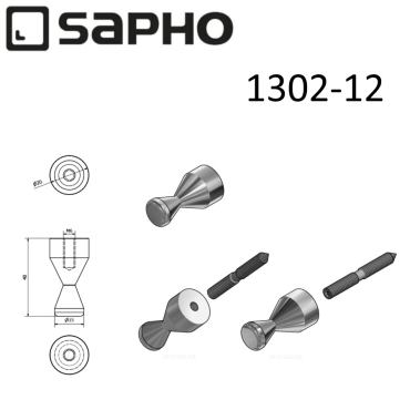 Крючок Sapho Simple Line 1301-12 хром - 4 изображение