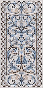Керамогранит Мозаика синий декорированный лаппатированный 119,5х238,5 