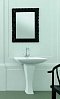 Зеркало ArtCeram Italiana ACS002 03, цвет рамы - черный, 70 х 90 см - 2 изображение
