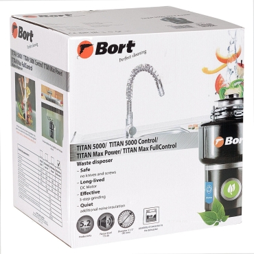 Измельчитель пищевых отходов Bort Titan MAX Power 93410266 - 5 изображение